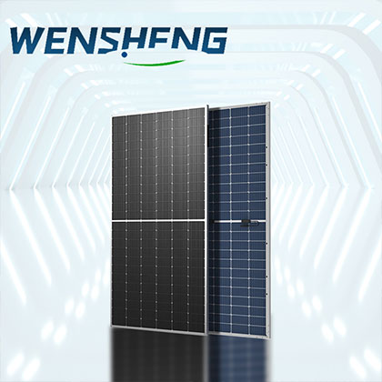 Double Glazed Solar Panels 144csll 550W Watts Double Sided Solar Panels