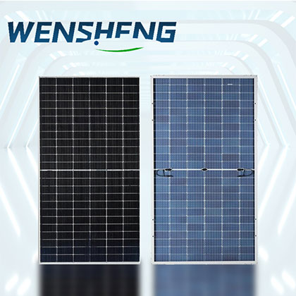 Double Glazed Solar Panels 144csll 550W Watts Double Sided Solar Panels